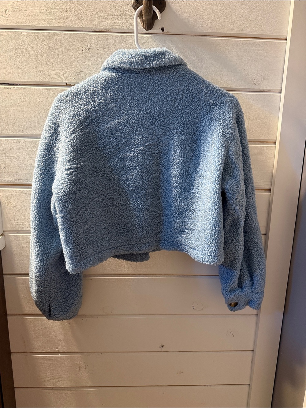 Light Blue Button-Up Jacket - Picture 2 of 3